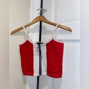 Forever 21 zip tank top